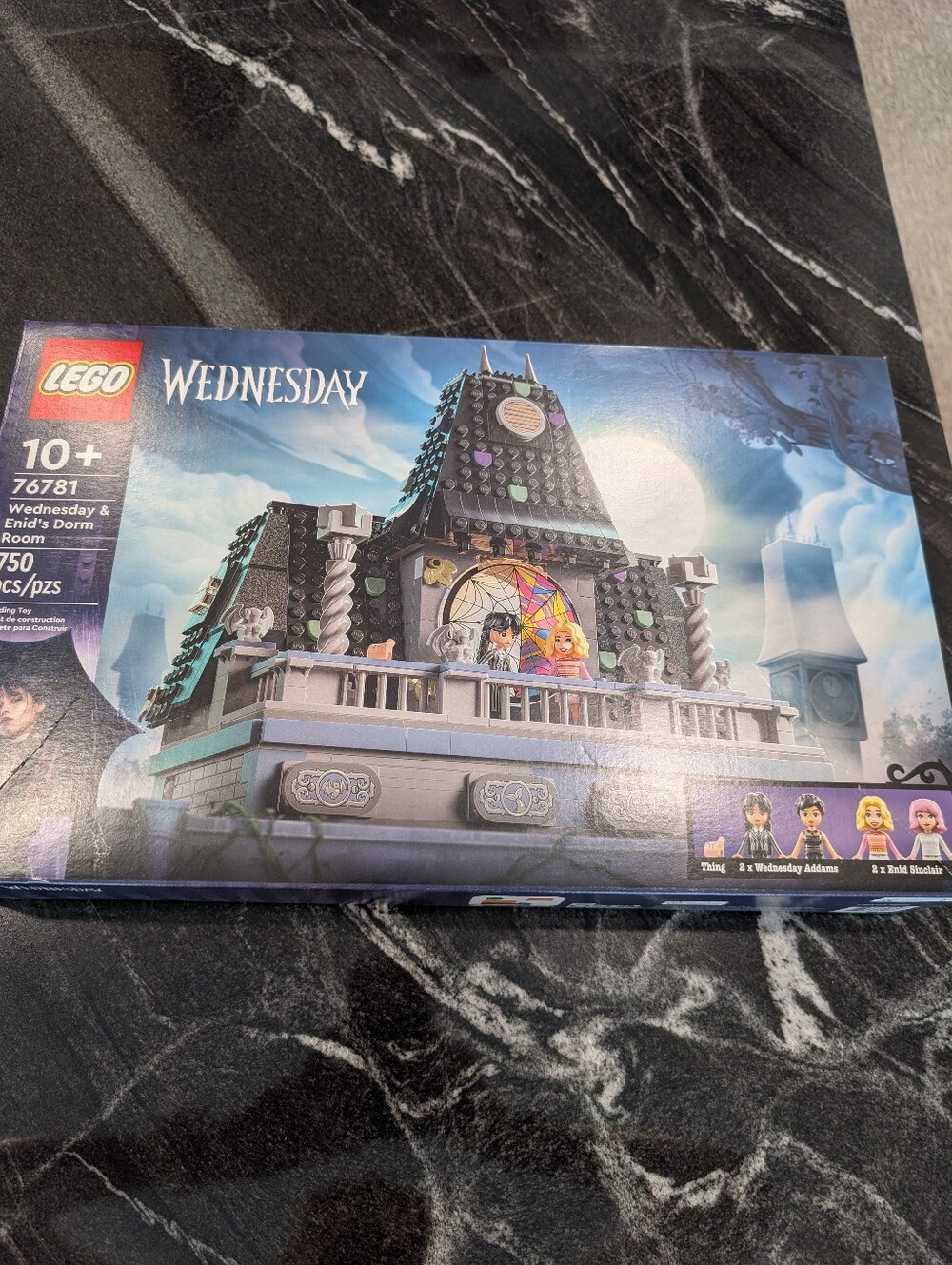 LEGO Wednesday Dorm Room Box - Black, Teal, Gray